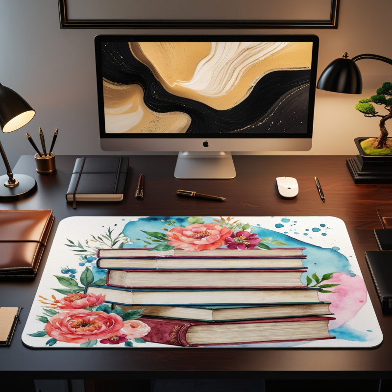 Polyester Desk Pad, 31.5x15.5