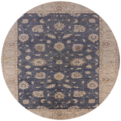 Tapis oriental brun / bleu Hrahad