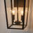 2 Light 20.1” Black Dusk To Dawn Outdoor Wall Lantern Sconce