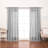 Polyester Trellis Laser Cut Out Curtains-57947335