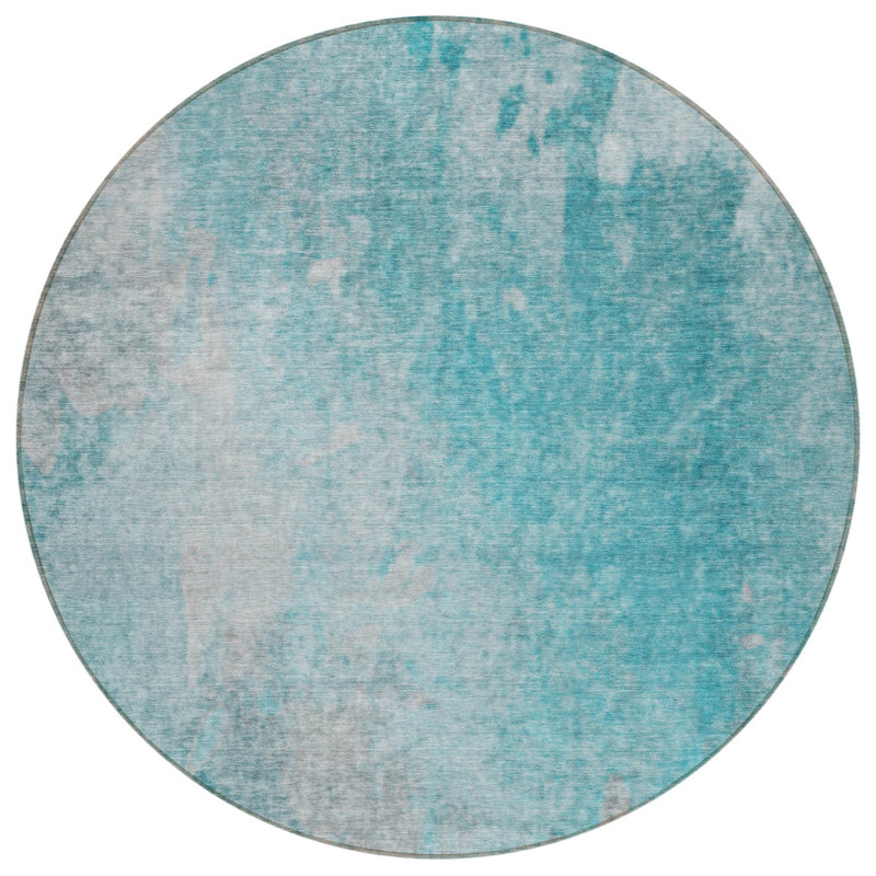 Tapis extérieur rond 8 pi