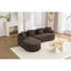 Canapé modulaire en L en éponge à compression complète LY-022, méridienne modulaire en chenille sans os, canapé 30D haute densité pour le salon en appartement, 900 lb-409958910