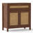 1 PCS Buffet Cabinet Sideboard Storage Cabinet Rattan Doors & Drawer Adjustable Shelf
