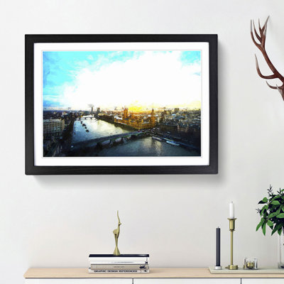Big Ben and the London Skyline - Framed Print