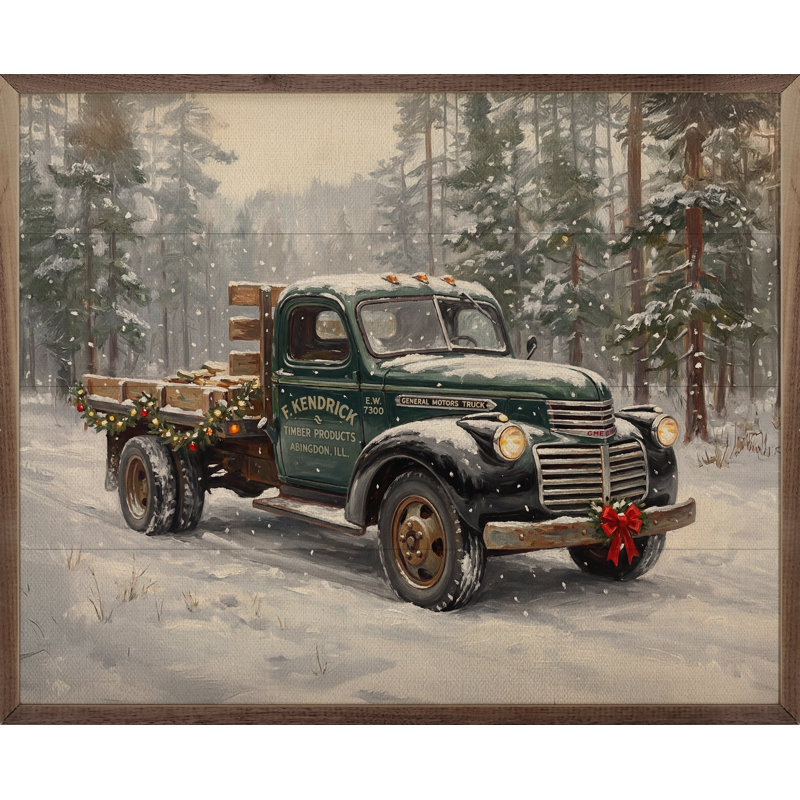 Kendrick Truck Christmas Delivery, H 8 po x l 10 po