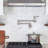 Wall Mounted Pot Filler Folding Kitchen Faucet Retractable Double Joint Swing Arm-106803026