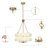 Mikeyah 4 - Light Dimmable Chandelier