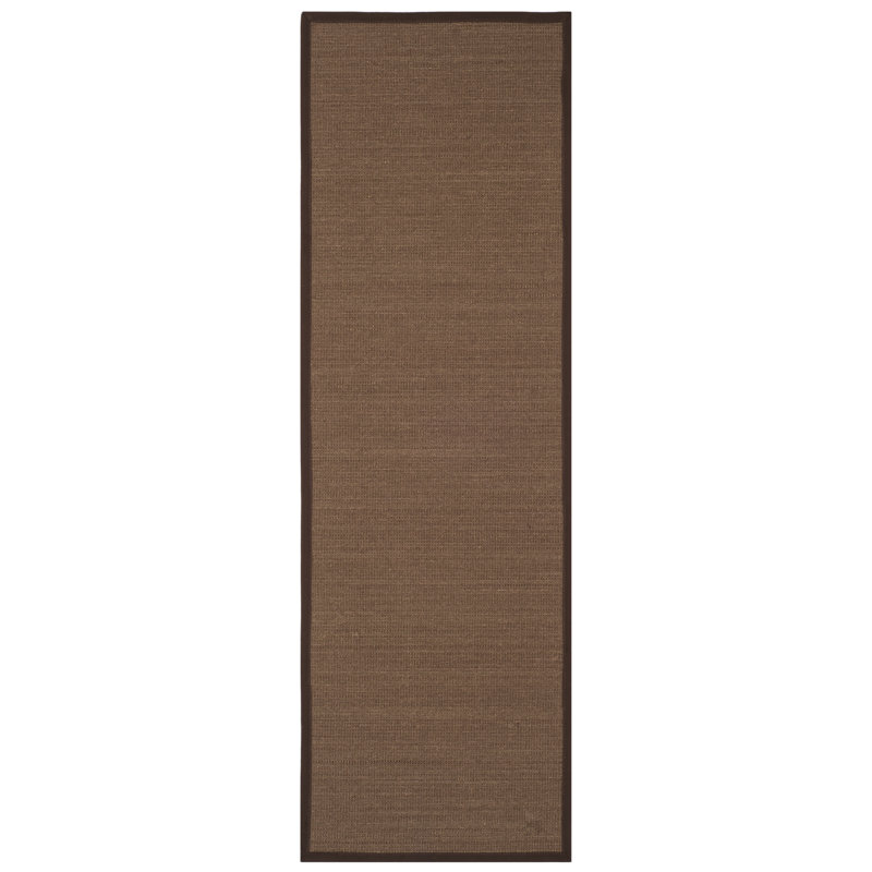 Tapis en fibres de sisal Monastiri, Tapis de couloir 2 pi 6 po x 12 pi