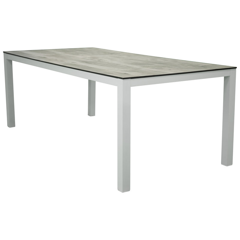 Jerell Rectangular Teak Extendable Outdoor Dining Table , 205cm cm W 100cm cm D