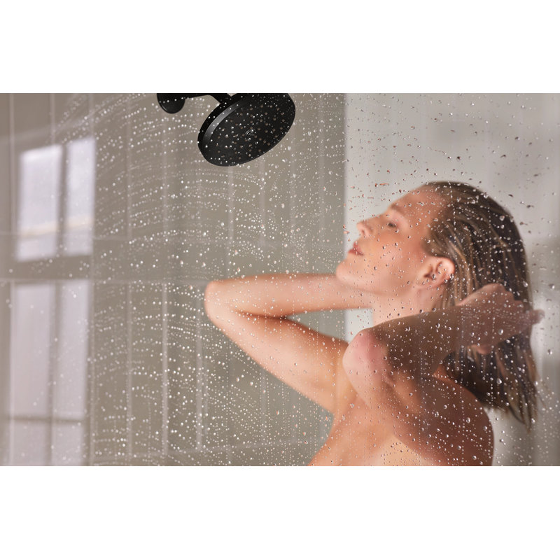Garniture de douche Moen Greenfield M-Core 3-Series, valve requise, Noir mat