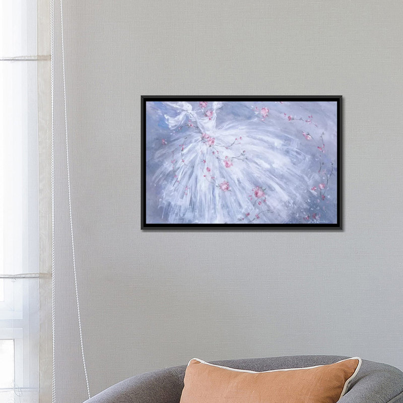 Danse de fleurs par Debi Coules - Impression sur toile tendue sur châssis, H 18 po x l 26 po x P 1,5 po, Pas de tapis