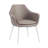 Teegan 19'' H Upholstered Metal Armchair-438107530-490794346
