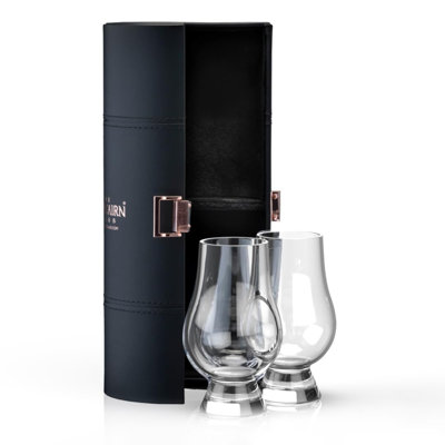 Whisky Glasses with Travel Case
