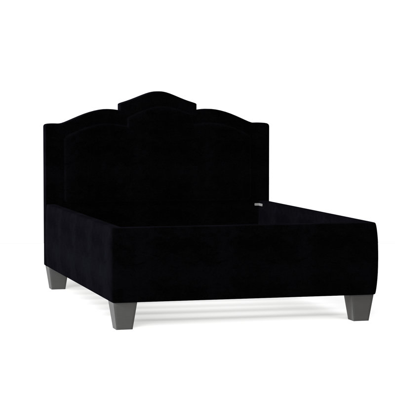 Lit standard Sheila Upholstery, Très grand, Sisal Tess, Gris mousse