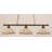 Mendez 3 Light Bar With 16" Pearl & Black Flair Art Glass-32465387-32465381