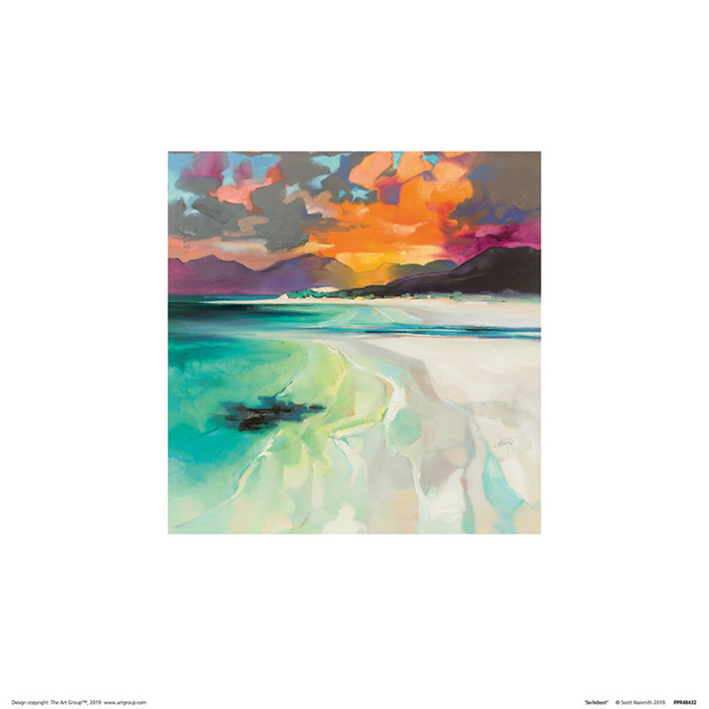 Seilebost by Scott Naismith - Painting, 30cm H x 30cm W x 0.01cm D