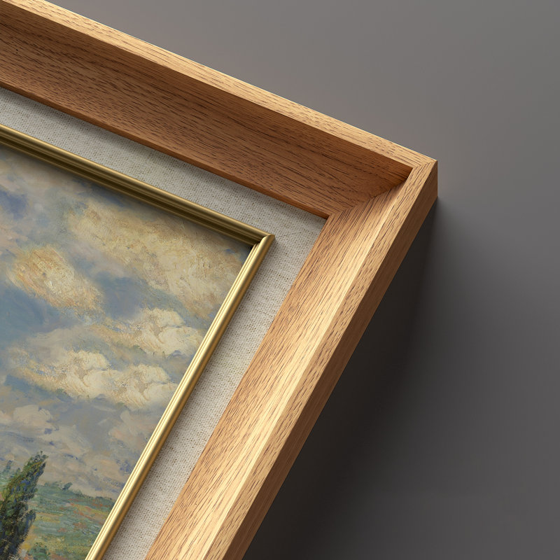 Ensemble de 2 œuvres d'art encadrées de qualité supérieure sur toile de qualité supérieure avec cadre de 26 po x 36 po
