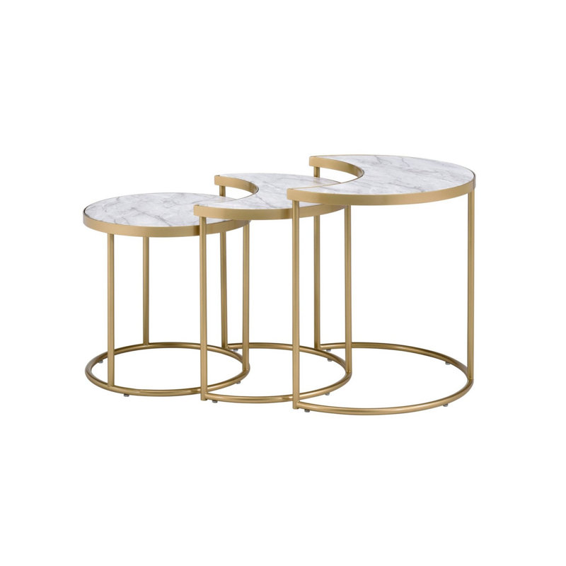 Ensemble de 3 tables basses
