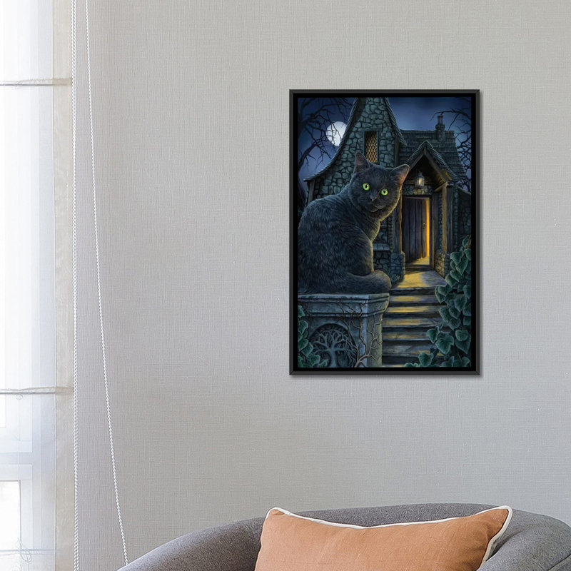 «What Lies intérieur», impression sur toile, H 26 po x l 18 po x P 1,5 po, Toile avec cadre noir, Pas de tapis