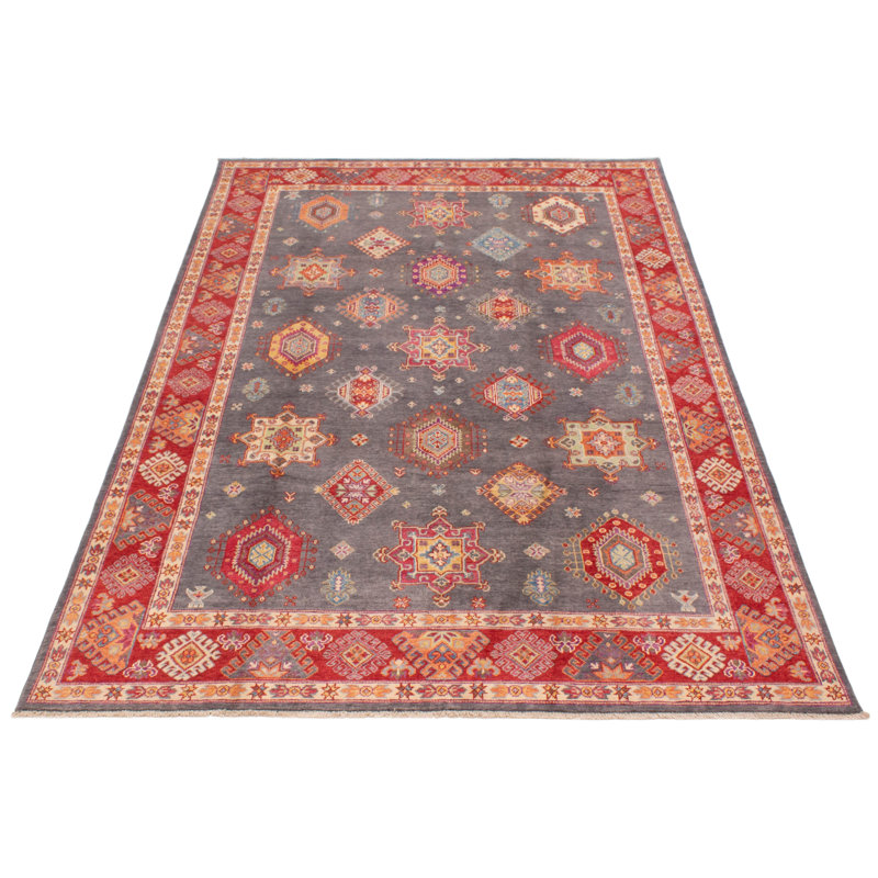 Zahari One-of-a-Kind 6'5" X 9'8" New Age Wool Area Rug Grey