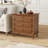 28" Wide Traditional Nightstand - 3 Drawers, Built-In USB Charging Station & Pull-Out Tray, Solid Wood Bedside Table, Fully Assembled-370494626