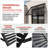 Awntech Bahama Fixed Metal Awning, 68"W x 24"H x 36"D, Bronze-10696690-10696693