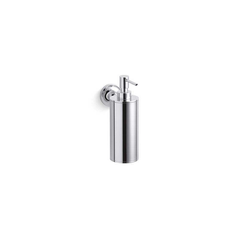Purist Soap & Lotion Dispenser, Vibrant Brushed Moderne Brass