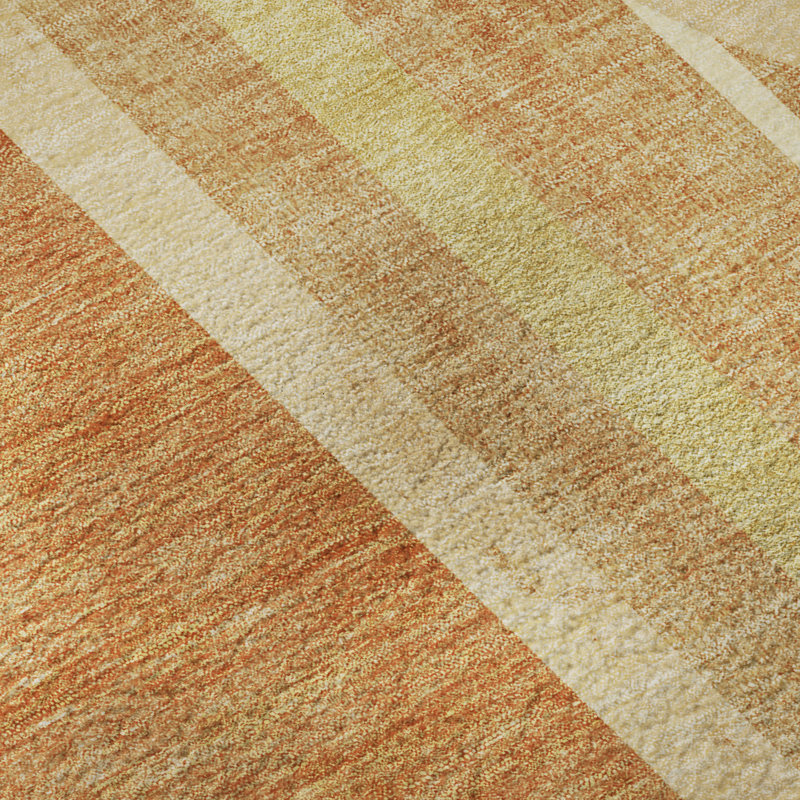 Tapis terre cuite lavable à la machine de qualité supérieure AMF532, Rond 8 pi
