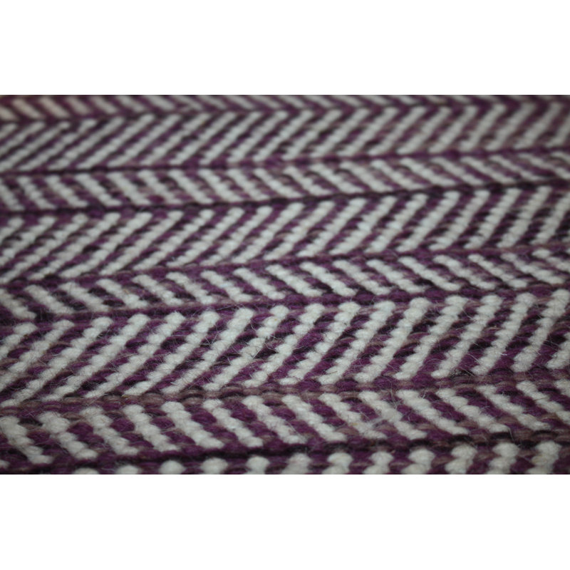 Stockwith Chevron Wool Hand Woven Area Rug, Rectangle 140 x 200cm