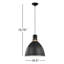 Luminaire suspendu simple à 1 lumière DEL à intensité variable Uma-931180877-931180866