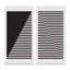Minimal Late 20S Geometric Primitive Design IX - Ensemble de 2 peintures-424247293-424247295
