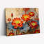 Ensemble de 1 tableau abstrait de fleurs de lotus sur toile tendue-548176060