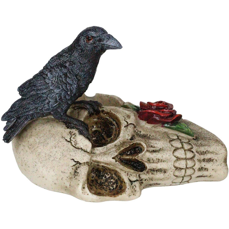 Figurine Bazyli Ebros Harbinger of Doom Edgar Poe