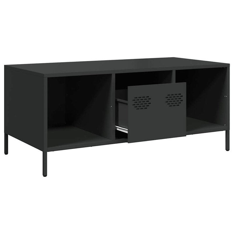 Alizai Coffee Table with Storage, Black