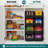Sorbus Clear Stackable Storage Bins 8 Pack – Open Front Plastic Stackable Pantry Organizer Bins, Black-134525885