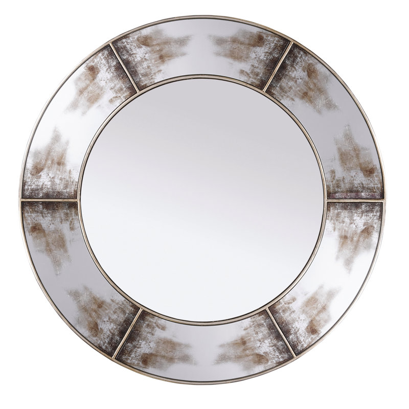Zahra Rectangle Wall Mirror, 100 cm H x 100 cm W, Round
