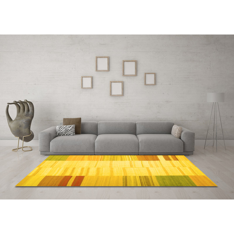 Heigl Performance Abstract Indoor Rug, Square 8'