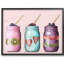 «Fruit Smoothie Jars Food Pink», impression-823307157-823307156