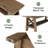 Solid Wood Entryway Shoe Bench