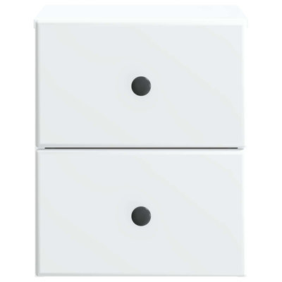 34.5cm W Engineered Wood Bedside Table