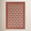 Anders Traditional Floral Wool and Nylon Rust Area Rug