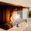 Accacia 1 Panel Glass Fireplace Screen