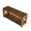 Banc de rangement en bois massif Dezider-437020833