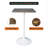Travis 24" Square Bar Height Table With MDF Top And Stainless Steel Pedestal Base - Dining Table For Modern Home And Kitchen-235228635-235228638