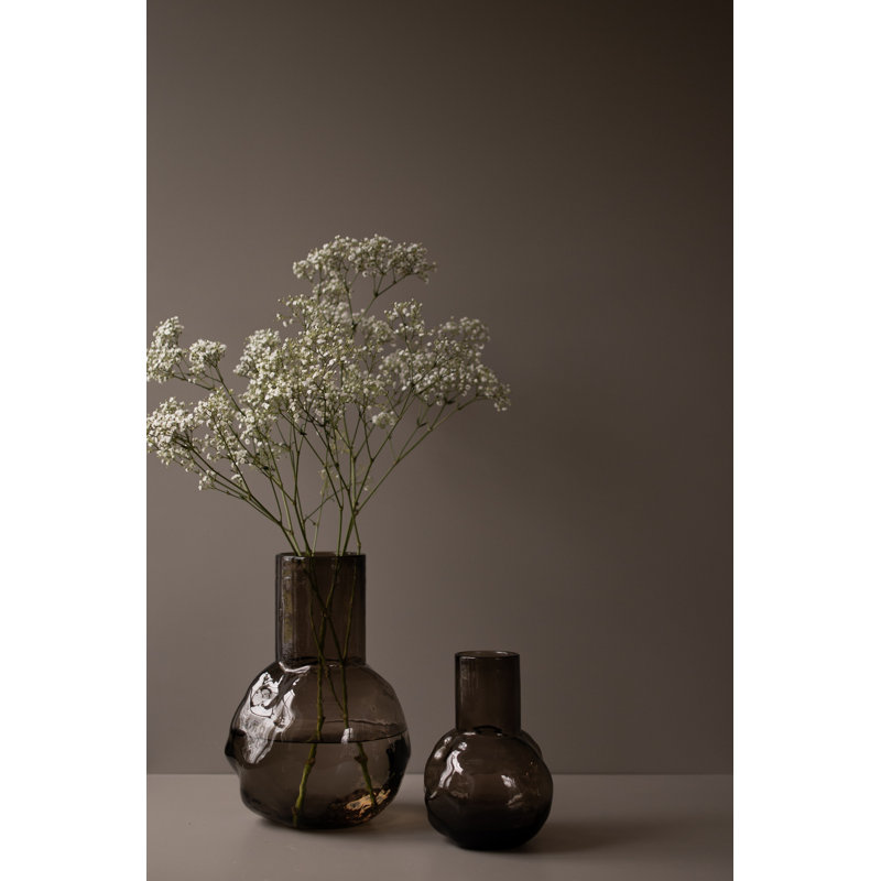 Vase de table Filia, Brun, H 11,81 po x l 8,25 po x P 8,25 po
