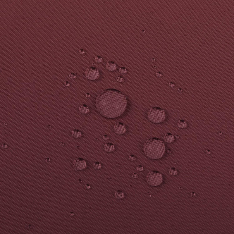 Doublure de rideau de douche en vinyle couleur unie extra longue, Bourgogne