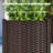 Plastic Raised Garden Bed, 4 X 1 X 1 Ft Outdoor Flower Box With Drainage Holes For Vegetables, Herbs, Brown-914778196-914778199