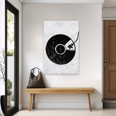 Turn It Up XII - Black Gray Grey Masculine Art