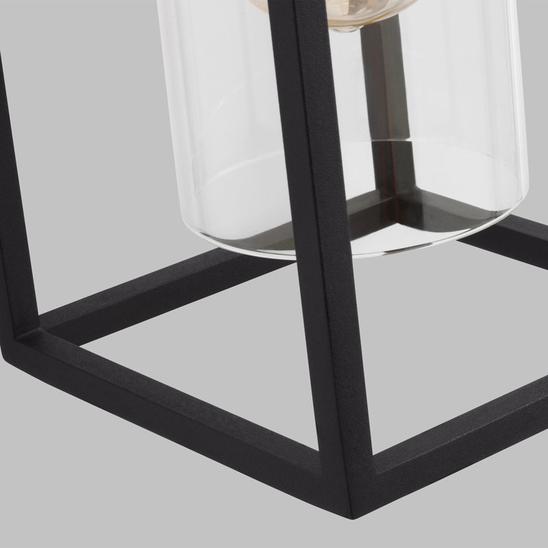 Kota Wall Light, Black, 14.63" H x 6.38" W x 6.38" D