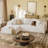 108" L-Shaped Compression Modular Sofa Sectional Couch-304043572